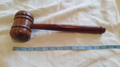 Large Wooden Gavel - Singular item (image for) Large Wooden Gavel - Singular item